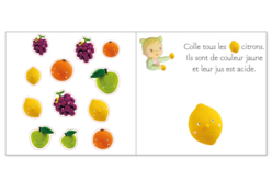 Livre : gommettes bébé, les fruits - Gommettes Pédagogiques – 10doigts.fr - 2