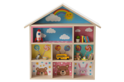 Maison étagère à décorer - Suspensions et déco murale - 10doigts.fr