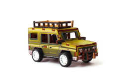 Maquette véhicule voiture 4 x 4 - Maquettes en bois - 10doigts.fr