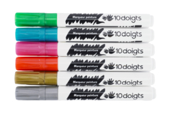 marqueur peinture métallisée verre et porcelaine - Peinture verre et faïence - 10doigts.fr