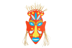 Masques décoratifs art premier - 6 pièces - Les nouveautés 2024 – 10doigts.fr - 2