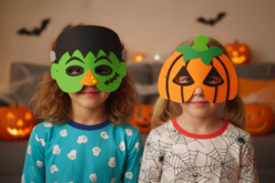 masques halloween caoutchouc mousse - Kits créatifs Halloween - 10doigts.fr - 2