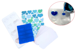 materiel Kit activité savons bleus - 10 savons - Base de savon - 10doigts.fr - 2