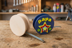 Mètre ruban en bois naturel - Objets pour le bureau – 10doigts.fr