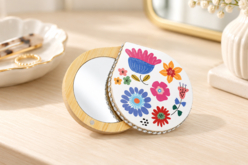 miroir à décorer cadeau fête des mères - Miroirs à décorer - 10doigts.fr - 2
