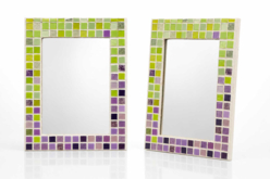 miroir en mosaiques - Mosaïques en résine - 10doigts.fr - 2
