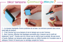 Bocal tampons bois - 15 tampons motifs "Mariage" - Tampons classiques – 10doigts.fr - 2