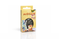 Mosaïques en pâte de verre 200 gr - Marron - Mosaïques en verre - 10doigts.fr