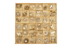 motifs en bois à coller - Déco en bois brut - 10doigts.fr - 2