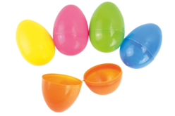 Œufs à garnir en plastique - 5 pcs - Oeufs de Pâques – 10doigts.fr