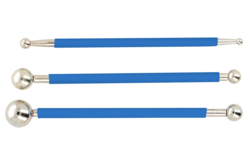 Outils à embosser double pointe - 3 pièces - Métal à repousser : tout le matériel pour vos créations en relief - 10doigts.fr