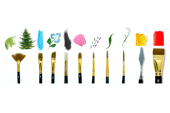 Kit Pinceaux et spatules - Set de 10 outils - Pinceaux – 10doigts.fr