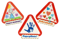 Panneaux Voiture Personnaliser - Kits fête des parents - 10doigts.fr