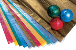 Papier de soie métallisé - 14 feuilles assorties - Papiers de soie – 10doigts.fr