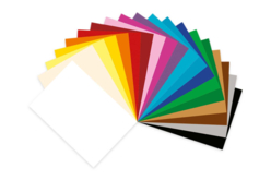 Papier épais multicolore, 50 x 35 cm - 40 feuilles - Papiers colorés – 10doigts.fr