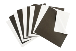Papier origami bicolore, noir/blanc 15 x 15 cm - 100 feuilles - Papiers Origami - 10doigts.fr