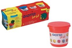 Pâtes à modeler Giotto 220 gr - 3 couleurs - Modelage 1er âge – 10doigts.fr - 2