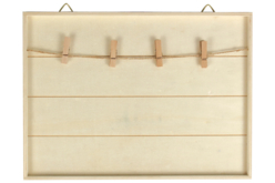 Cadre pêle-mêle en bois 30 cm - Cadres photos en bois – 10doigts.fr - 2
