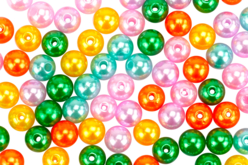Perles nacrées brillantes - environ 90 perles - Perles Nacrées – 10doigts.fr - 2