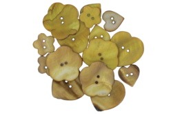Boutons de nacre camaïeu beige - Set de 16 - Boutons – 10doigts.fr
