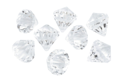 Perles pampilles diamants - Lot de 8 - Breloques, pampilles – 10doigts.fr