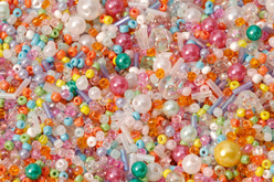 Rocailles en camaïeu pastel - 7000 perles - Perles de rocaille – 10doigts.fr