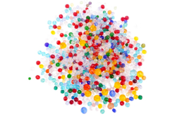Perles de verre à facettes - Environ 800 perles - Perles Verre – 10doigts.fr - 2