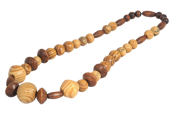 Perles en bois naturel verni - 200 perles - Perles Bois – 10doigts.fr - 2