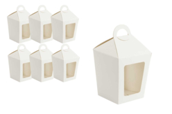 Petites lanternes à monter - 6 pièces - Boîtes en carton – 10doigts.fr
