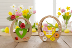 petits paniers coeurs en carton - Pots en carton - 10doigts.fr - 2