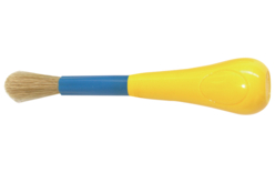 Pinceau ergonomique, manche rond - Pinceaux brosses - 10doigts.fr