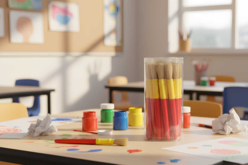 Pinceaux 1er âge, brosse large - Pinceaux - 10doigts.fr