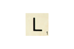 Maxi lettre de scrabble en bois - 10 cm - Lettres en bois – 10doigts.fr - 2