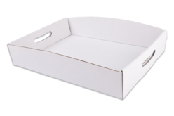 Plateaux en carton blanc - Lot de 30 - Plateaux en carton – 10doigts.fr