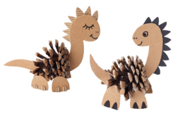 pomme de pin dinosaure - Décors nature - 10doigts.fr - 2