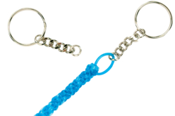 Porte-clés à anneaux avec chaîne - Lot de 25 - Porte-clés pour bijoux – 10doigts.fr