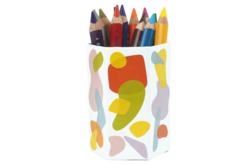 Pots à crayons hexagonaux en carton blanc - Pots en carton – 10doigts.fr - 2