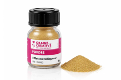 Poudre de mica dorée - Dorure et patine - 10doigts.fr