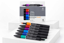 Promarker Brush Tons riches Winsor & Newton - Feutres à alcool : des couleurs intenses et des dégradés sans traces - 10doigts.fr