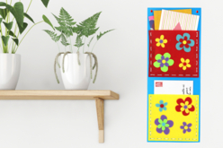 Porte-courriers fleuris - Set de 6 - Kits créatifs vacances – 10doigts.fr