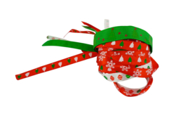 Rubans de Noël - 4 pièces - Noeuds et rubans – 10doigts.fr