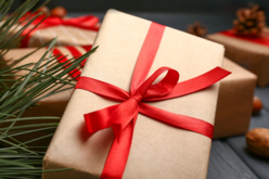 Rubans de noël emballage cadeau - Rubans cadeaux - 10doigts.fr