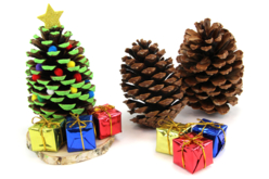 Mini cadeaux décoratifs - Set de 12 - Motifs de Noel à coller – 10doigts.fr - 2