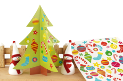 sapin gommettes enfants noël - 10doigts.fr