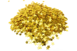 Sequins étoiles or, 8000 pcs - Paillettes à piquer – 10doigts.fr