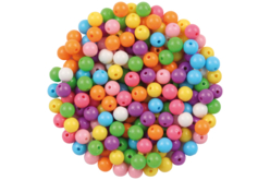 Petites perles rondes brillantes - 200 perles - Perles acrylique – 10doigts.fr