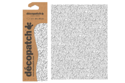 Papier Décopatch écriture - 3 feuilles N°771 - Papiers Décopatch – 10doigts.fr - 2