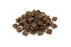 Mosaïques en pâte de verre 200 gr - Marron - Mosaïques en verre – 10doigts.fr - 2