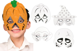 Set de 4 masques Halloween