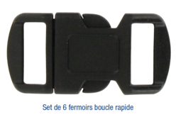Fermoirs à clip en plastique - Lot de 6 - Fermoirs – 10doigts.fr - 2
